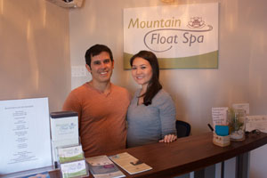 Mountain Float Spa owners Joey and Grace La Penna 
