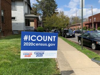 census yard sign