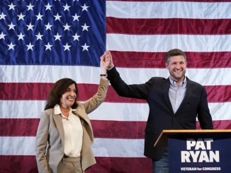 Both Democratic Gov. Hochul and Representative Pat Ryan emerged victorious in New York’s 2022 midterm election.