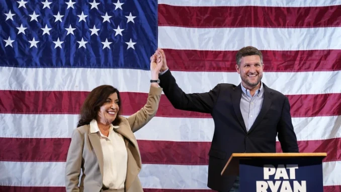 Both Democratic Gov. Hochul and Representative Pat Ryan emerged victorious in New York’s 2022 midterm election.