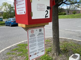 The New Paltz Opiate Overdose Prevention Team has installed two of the first outdoor overdose prevention stations, with 8 more locations in the works.