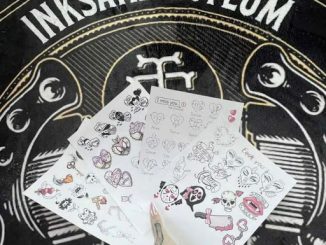 Shops in New Paltz offered sales of Valentine’s Day Flash tattoos.