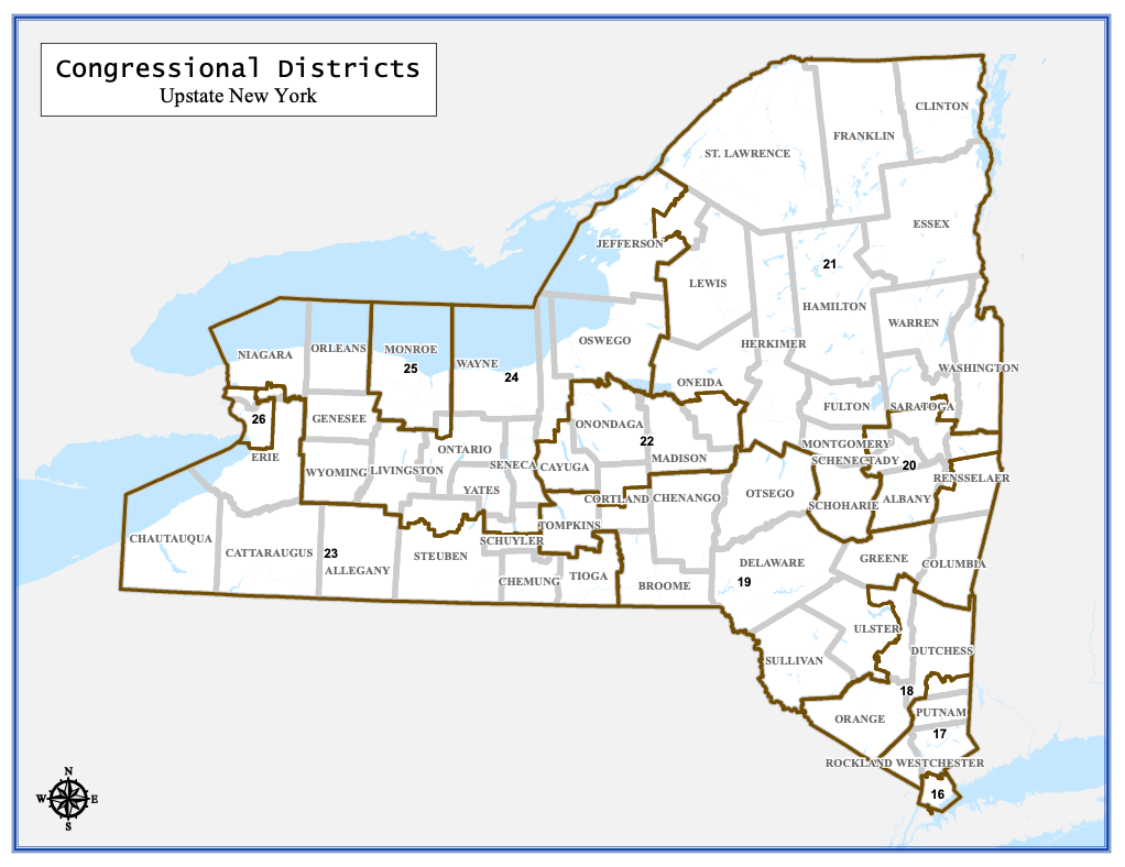 New York State Finalizes Congressional District Map - The New Paltz Oracle