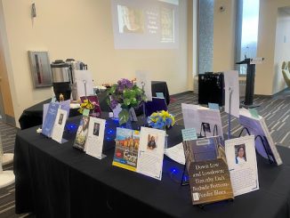 The celebration featured 20 books written by faculty members across various disciplines.